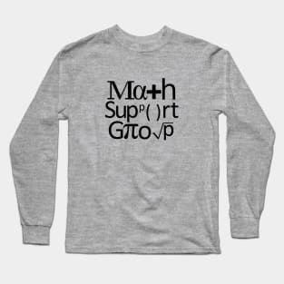 NOB Exclusive: Math Support Group Long Sleeve T-Shirt